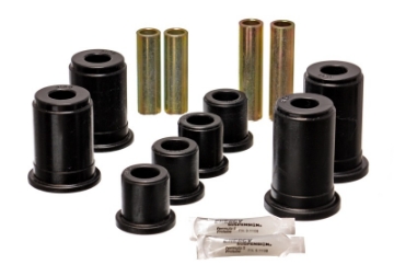 Picture of Energy Suspension 99-04 Chevy Silverado-GMC Sierra Black Front and Lower Control Arm Bushing Set