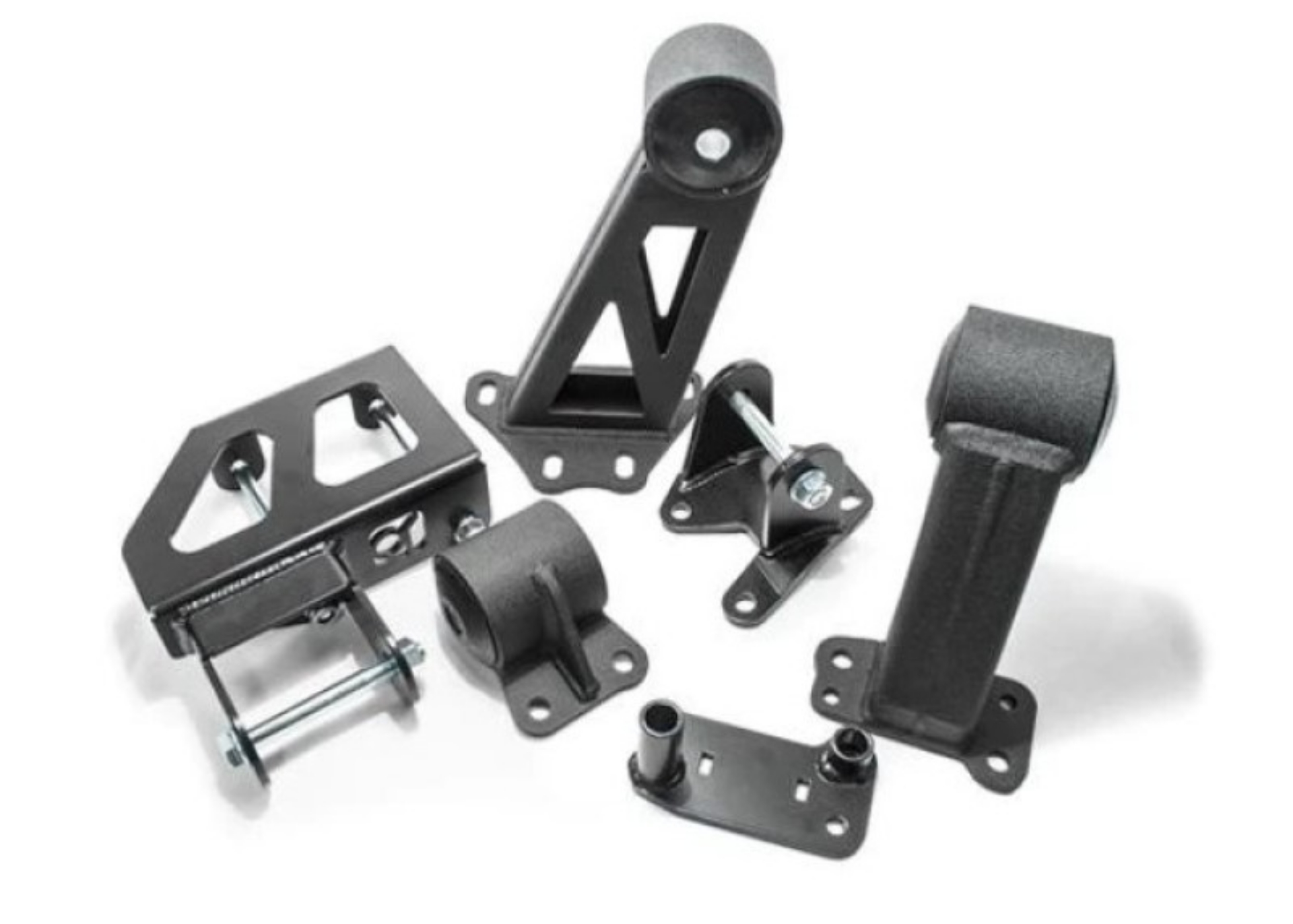 Picture of Innovative 94-01 Integra J-Series Black Steel Mounts 75A Bushings