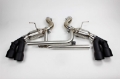 Picture of Mishimoto 2016+ Chevrolet Camaro SS Quad-Tip Pro Axle-Back Exhaust w- Black Tips