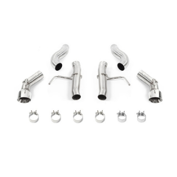 Picture of Mishimoto 2016+ Chevrolet Camaro 2-0T Dual-Tip Race Axle-Back Exhaust w- Polished Tips