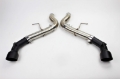 Picture of Mishimoto 2016+ Chevrolet Camaro SS Dual-Tip Race Axle-Back Exhaust w- Black Tips