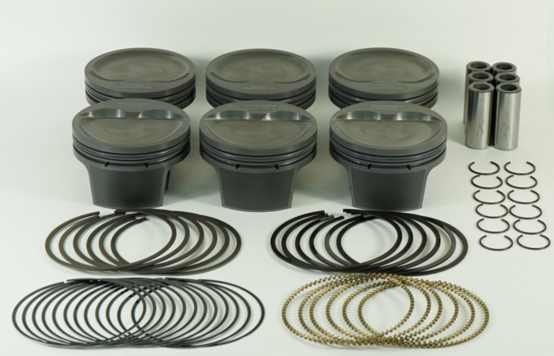 Picture of Mahle MS Piston Set Chevy SB 359ci 4-040in Bore 3-48-3-5 Stroke 5-7 Rod -927 HD Pin -20cc 8-9CR