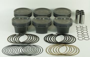 Picture of Mahle MS Piston Set Chevy SB 359ci 4-040in Bore 3-48-3-5 Stroke 5-7 Rod -927 HD Pin -20cc 8-9CR