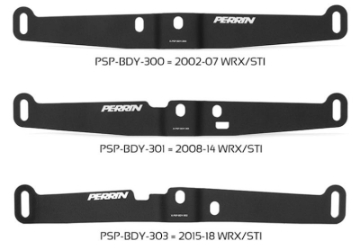 Picture of PERRIN 15-21 Subaru WRX-STI - 13-17 Crosstrek & Impreza Hella Horn Bracket Bracket ONLY