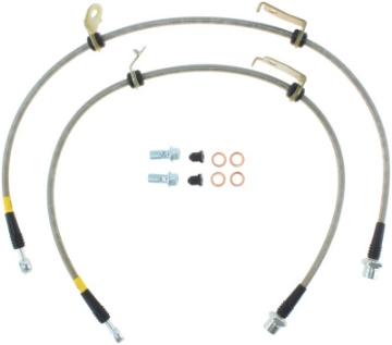 Picture of StopTech 11-17 Lexus CT200h Stainless Steel Front Brake Lines