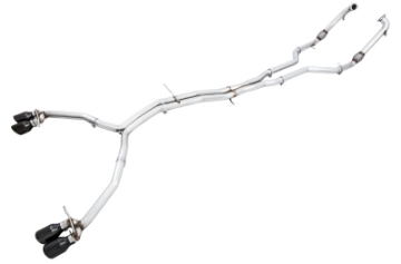 Picture of AWE Tuning Audi B9 S5 Coupe 3-0T Track Edition Exhaust - Diamond Black Tips 102mm