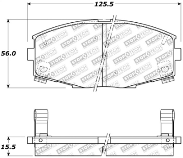 Picture of StopTech Performance 87-92 MK3 Supra Front Brake Pads