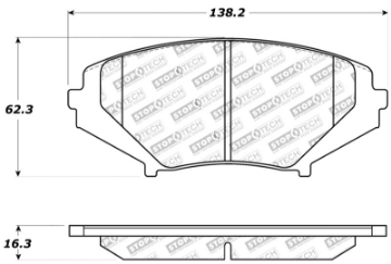 Picture of StopTech Performance 04-07 RX-8 Front Pads