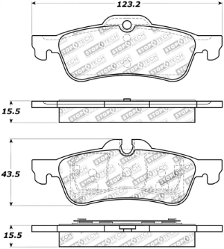 Picture of StopTech Performance 02-06 Mini Rear Brake Pads