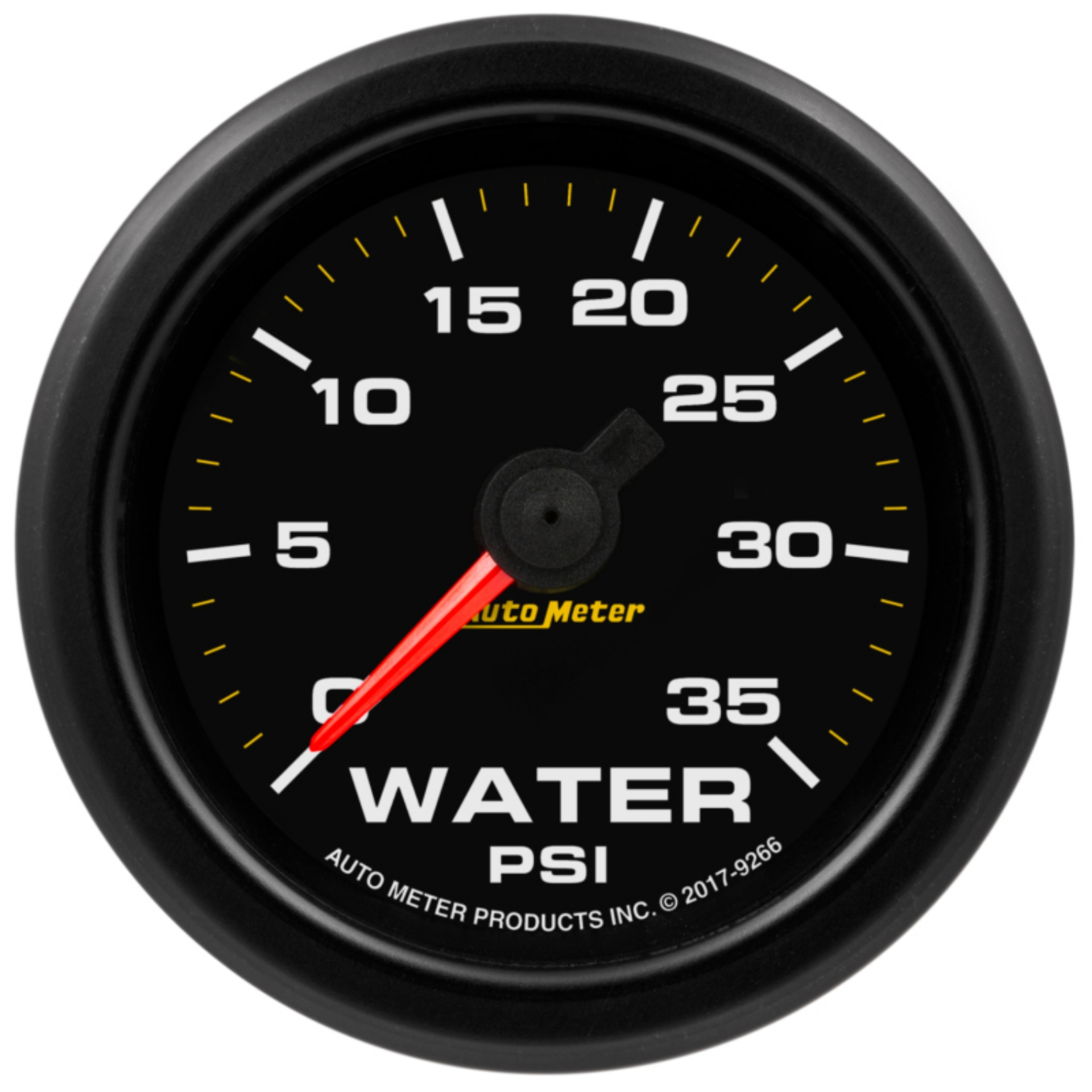 Picture of Autometer Extreme Environment 2-1-16in 35PSI Water Pressure Gauge w- Warning