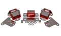 Picture of Energy Suspension 69-71 Camaro - 70-73 Monte Carlo Red Motor and Transmission Mounts; Chrome Finish