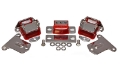Picture of Energy Suspension 69-71 Camaro - 70-73 Monte Carlo Red Motor and Transmission Mounts; Chrome Finish