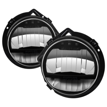 Picture of Spyder Mercedes Benz W463 2002-2006 LED Headlights - Black HD-YD-MBW463-BK