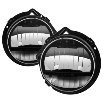 Picture of Spyder Mercedes Benz W463 2002-2006 LED Headlights - Black HD-YD-MBW463-BK