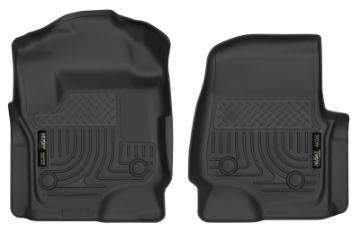 Picture of Husky Liners 2017 Ford F250 Crew Cab Vinyl X-Act Contour Black Floor Liners