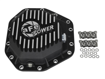 Picture of aFe Power Pro Ser Rear Diff Cover Black w-Mach Fins 2017 Ford Diesel Trucks V8-6-7Ltd Dana M275-14
