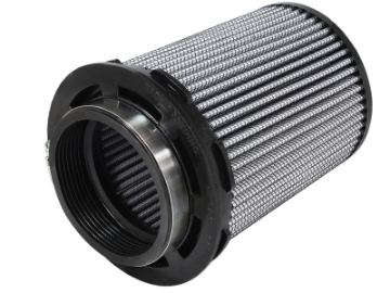 Picture of aFe MagnumFLOW Pro DRY S Universal Air Filter 3-5in- F - 5in- B mtm2 - 4-5in- inv T - 7-5in- H