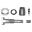 Picture of Schrader TPMS Service Pack - Gen Gamma Adjustable Angle Aluminum Clamp-In Stem - Mercedes - 25 Pack