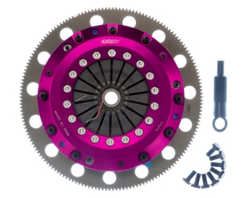 Picture of Exedy 11-16 Ford Mustang GT 5-0L Hyper Twin Cerametallic Clutch Sprung Center Disc Push Type Cover