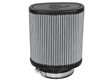 Picture of aFe Magnum FLOW Pro DRY S Universal Air Filter 3-5in Flange 5-75x5in Base 6x2-75in Top 6-5in Height