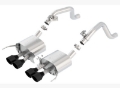 Picture of Borla 14-17 C7 Corvette Stingray Axle-Back ATAK Exhaust 2-75in to Muffler Dual 2-0in Out 4-25in Tip
