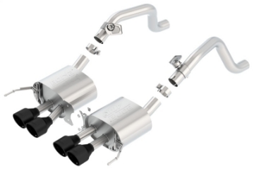 Picture of Borla 14-17 C7 Corvette Stingray Axle-Back ATAK Exhaust 2-75in to Muffler Dual 2-0in Out 4-25in Tip