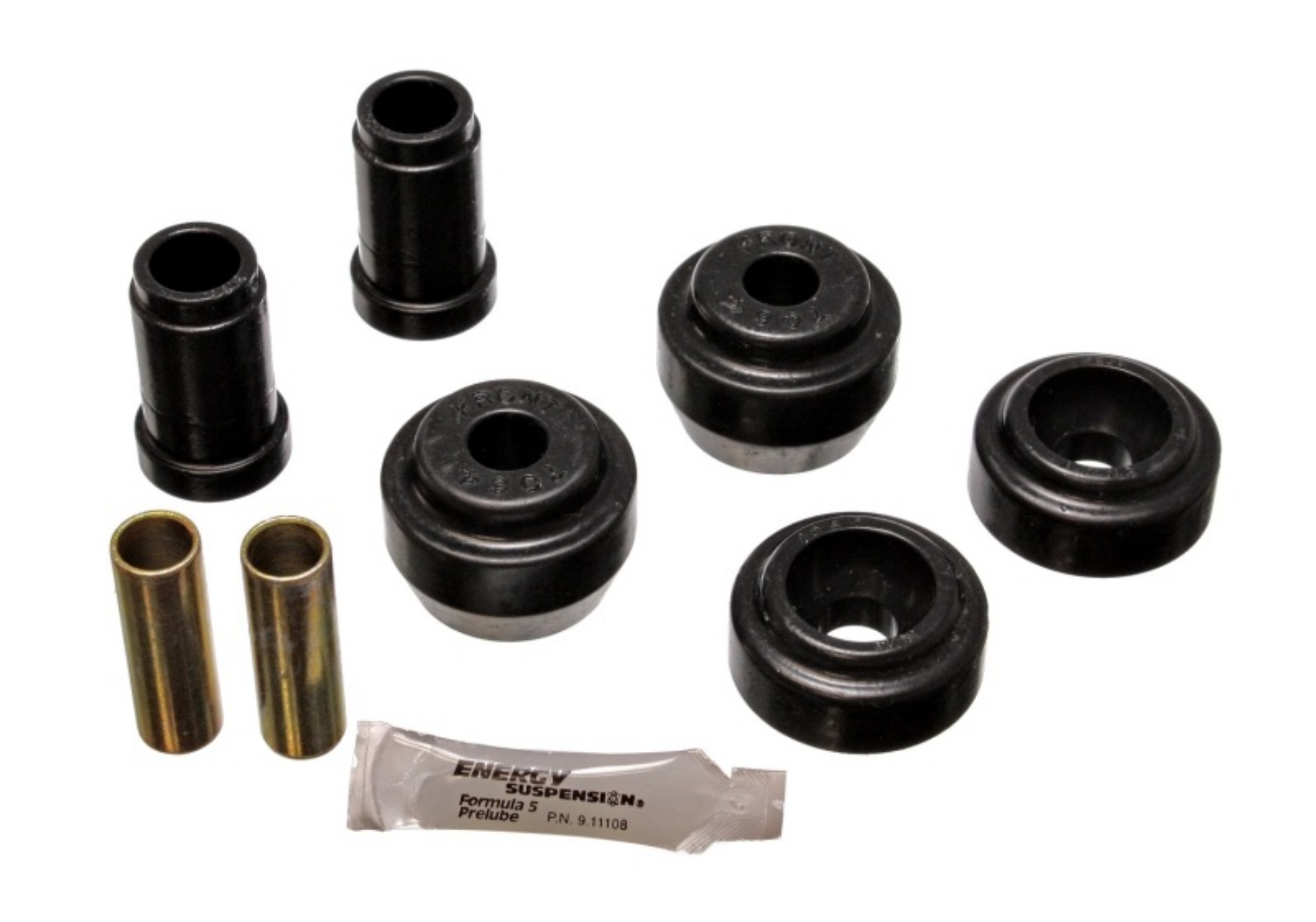 Picture of Energy Suspension 81-90 Dodge-Chrysler-Plymouth Black Front Lower and Upper Control Arm Bushing Set