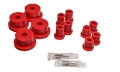 Picture of Energy Suspension 62-65 Ford Fairlane Red Rear Leaf Spring Bushing Set