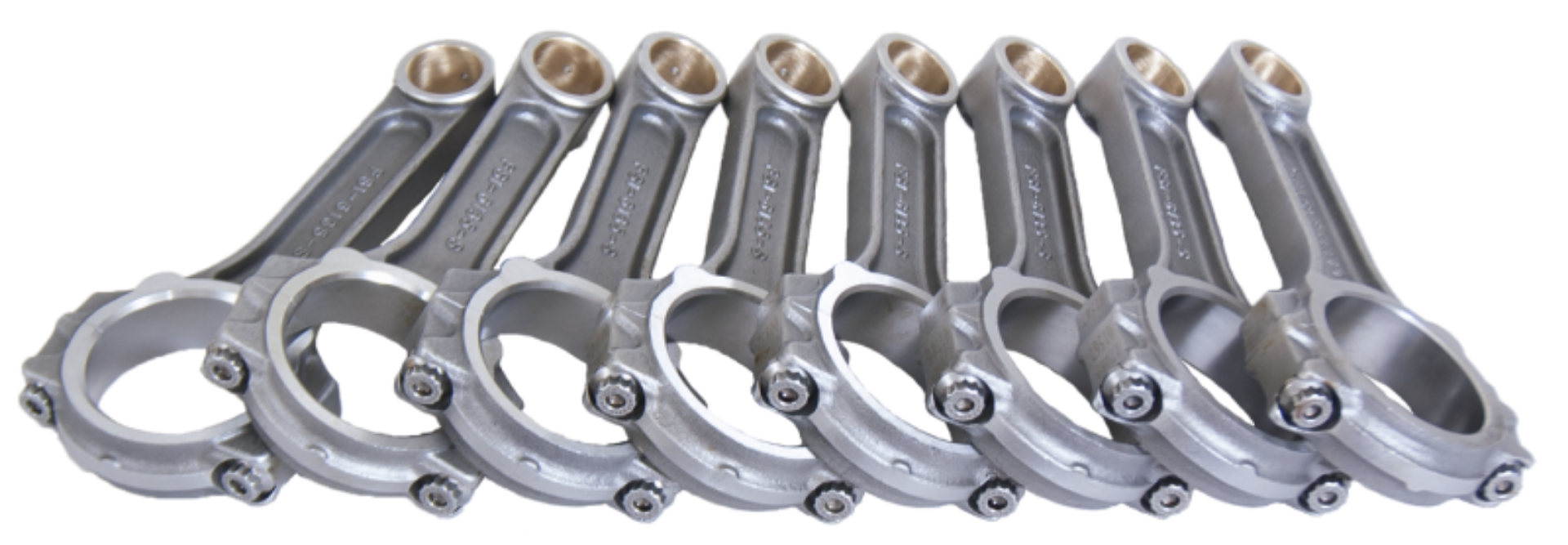 Picture of Eagle Chevrolet Big Block 4340 I-Beam Connecting Rod 6-135in w- 7-16in ARP 8740 Set of 8