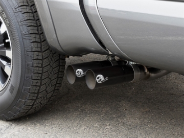 Picture of aFe POWER Rebel Series 2-1-2in 409 SS Cat Back Exhaust w- Black Tips 16-17 Nissan Titan V8 5-6L