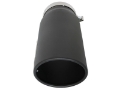Picture of aFe Power MACH Force-Xp 5in In x 6in Out x 15in L Bolt-On 409 SS Exhaust Tip - Black