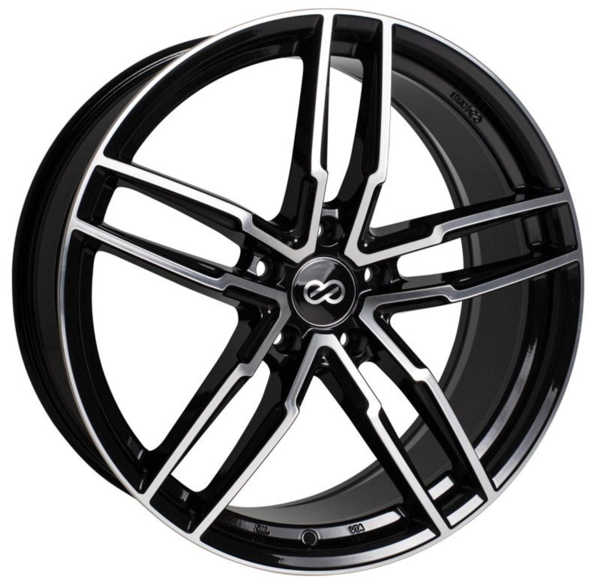 Picture of Enkei SS05 18x8-0 5x108 40mm Offset Black Machined Wheel
