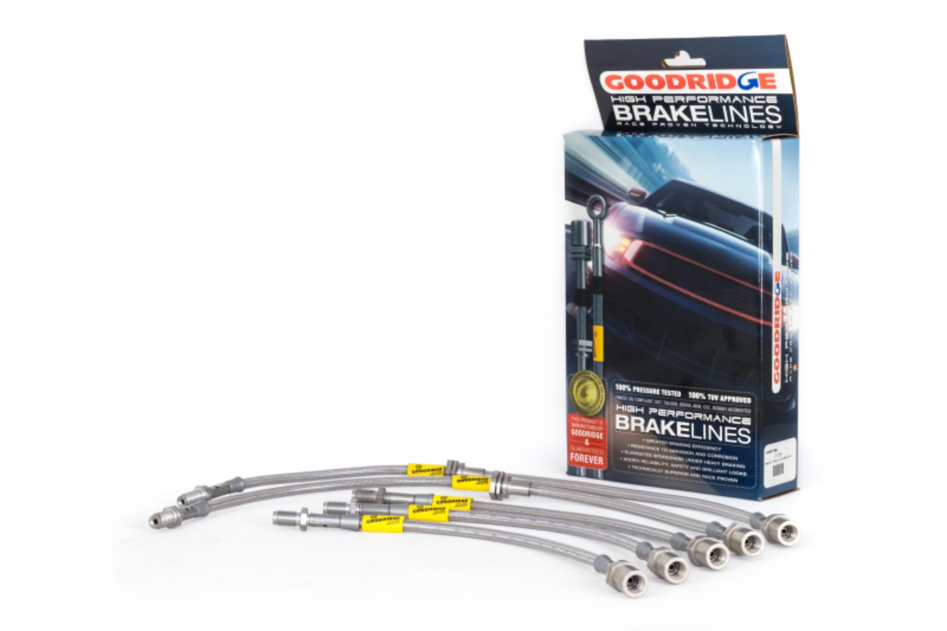 Picture of Goodridge 8-84-7-87 Toyota Corolla GTS Stainless Steel Brake Line Kit