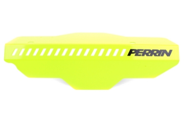Picture of PERRIN 02-14 Subaru WRX - 04-21 STI - 08-11 Impreza Pulley Cover - Neon Yellow