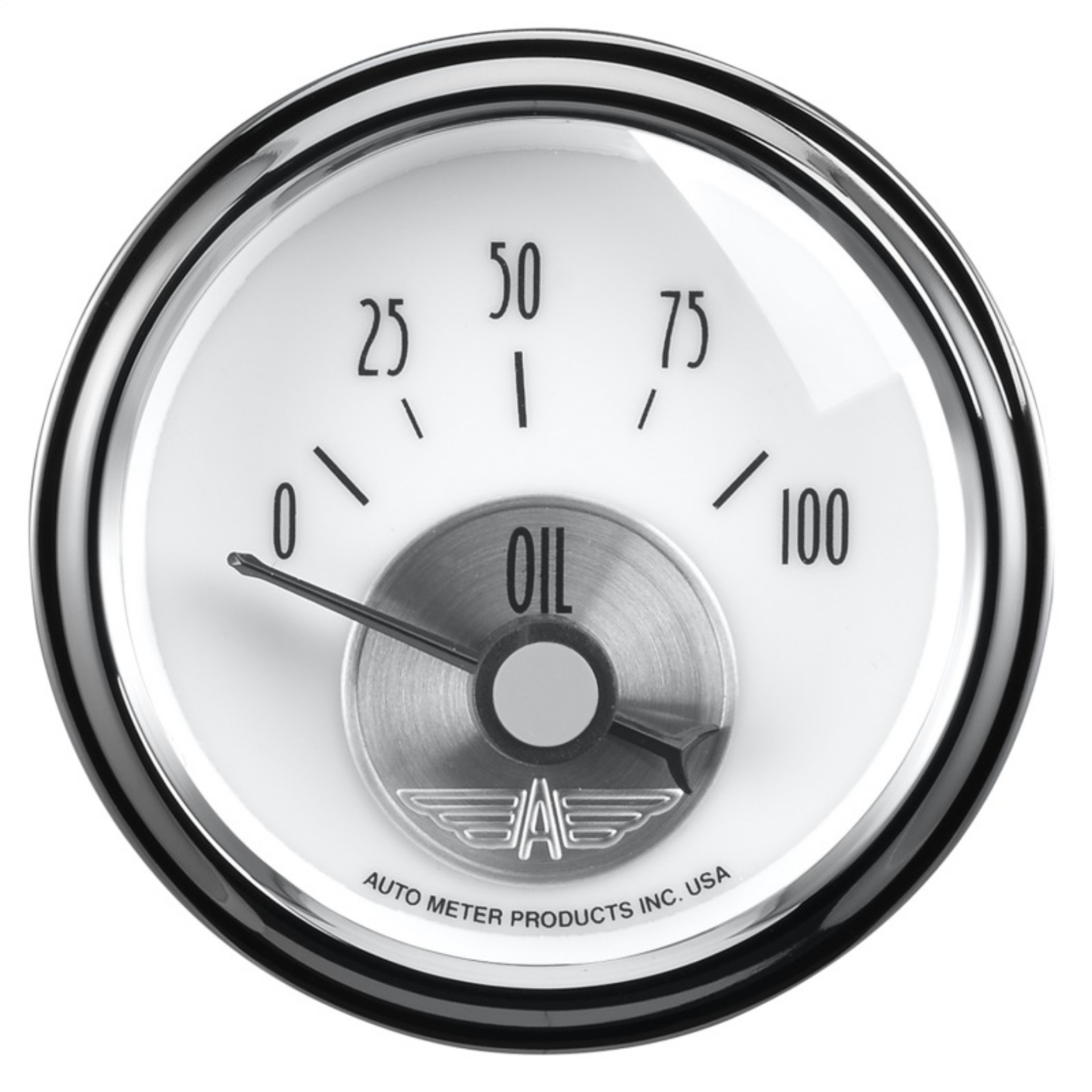 Picture of Autometer Prestige Series Pearl 2-1-16in 100PSI Electronic Oil Pressure Gauge