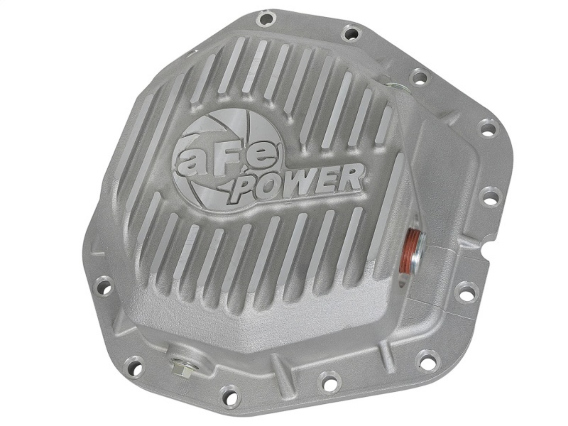 Picture of aFe Power Rear Diff Cover Raw Finish 2017 Ford F-350-F-450 V8 6-7L td Dana M300-14 Dually