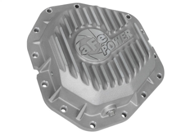 Picture of aFe Power Rear Diff Cover Raw Finish 2017 Ford F-350-F-450 V8 6-7L td Dana M300-14 Dually