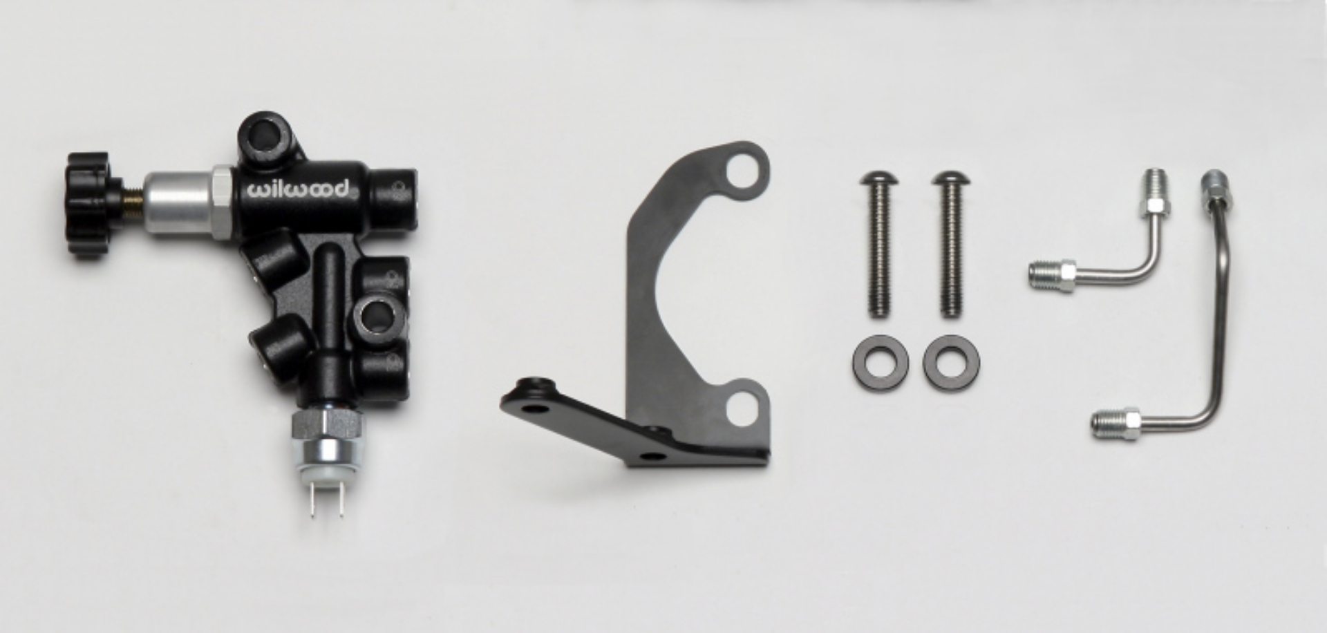 Picture of Wilwood Tandem Master Cylinder Mounting Bracket L-H Kit w- Prop Valve