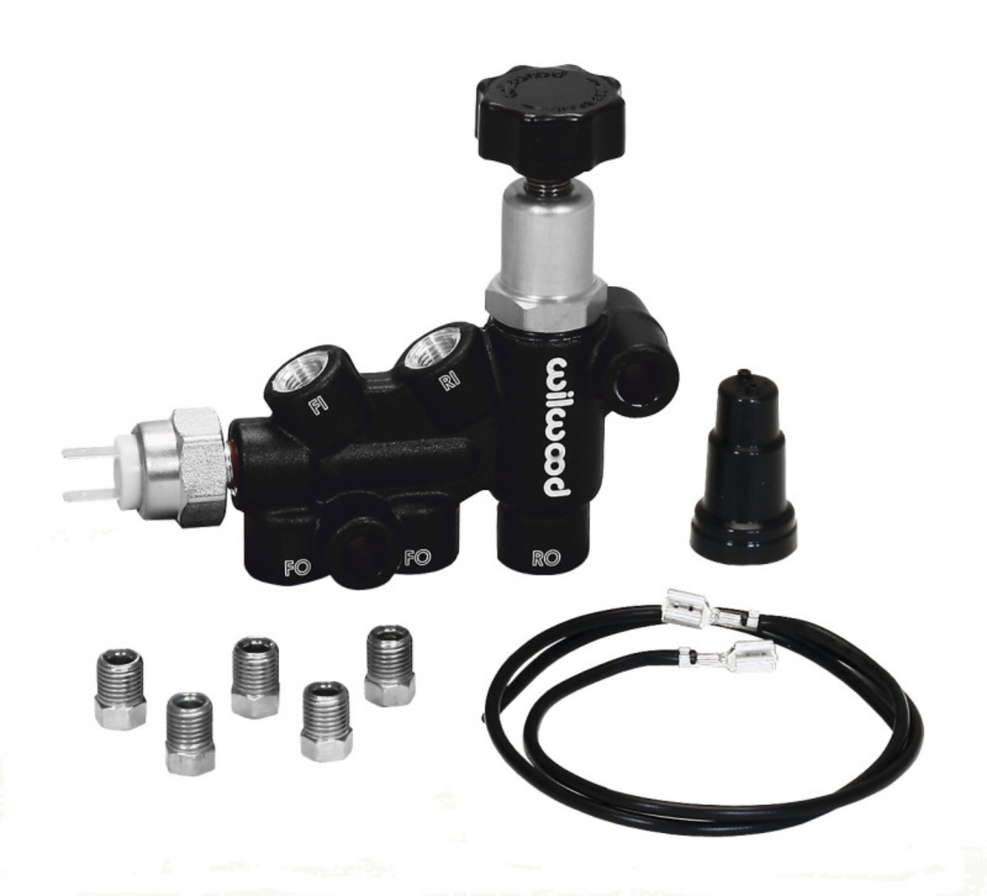 Picture of Wilwood Proportioning Valve - Knob Adjust 3-8-24 IF Combo w- switch