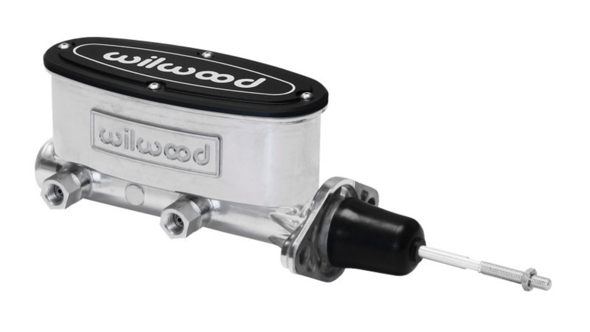 Picture of Wilwood High Volume Tandem Master Cylinder - 15-16in Bore Ball Burnished-W-Pushrod