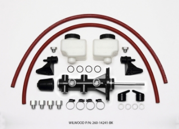 Picture of Wilwood Tandem Remote Master Cylinder - 7-8in Bore Black