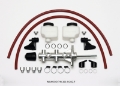 Picture of Wilwood Tandem Remote Master Cylinder - 15-16in Bore Ball Burnished