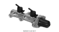 Picture of Wilwood Tandem Remote Master Cylinder - 1 1-8in Bore Ball Burnished