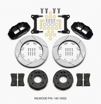 Picture of Wilwood Narrow Superlite 6R Front Kit 12-19in 63-87 C10 w- Wilwood Pro Spindles