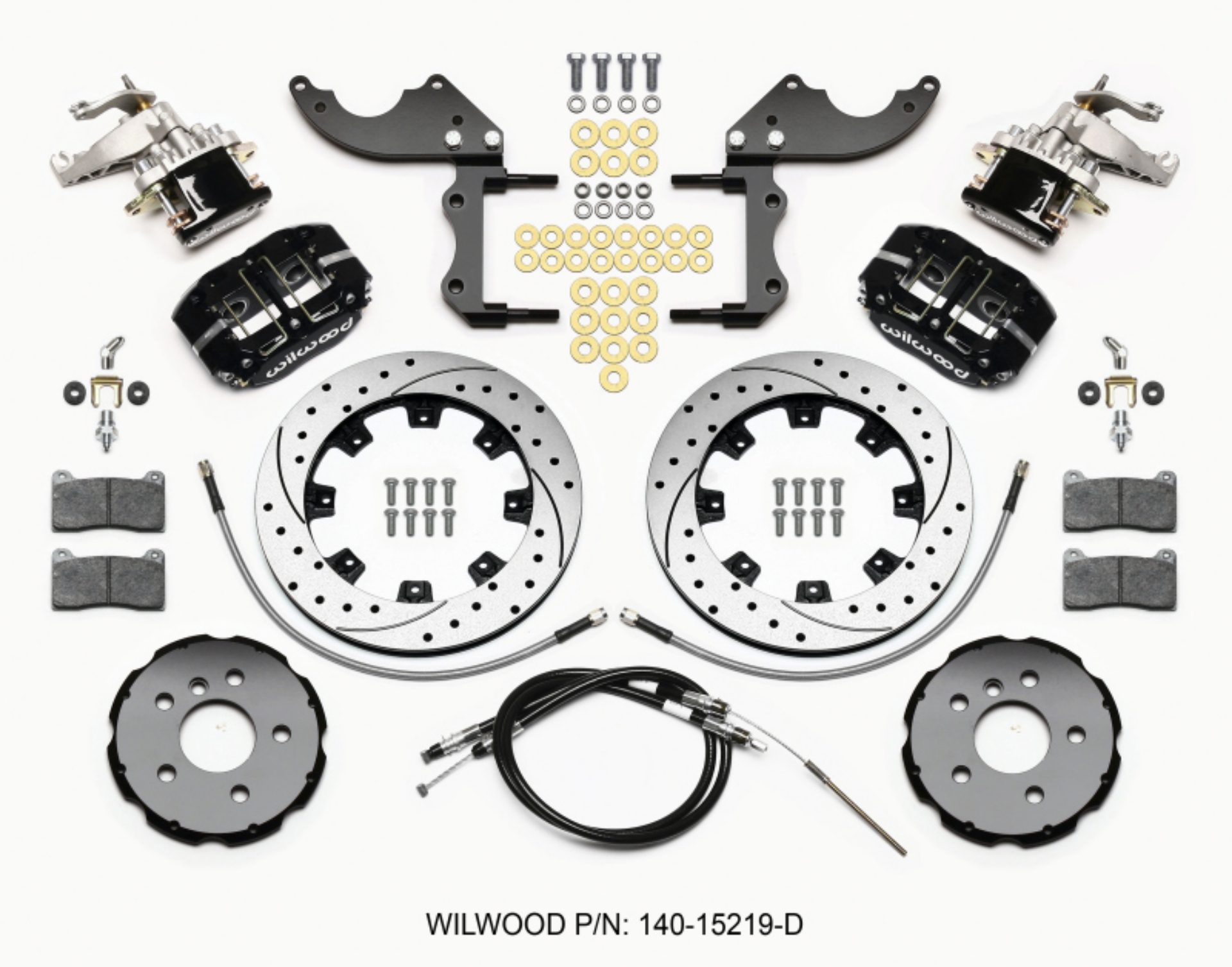 Picture of Wilwood Dynapro Radial4 - MC4 Rear Kit 12-19 Drilled 2014-2015 Mini Cooper w-Lines & Cables