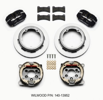 Picture of Wilwood Dynapro Low-Profile 11-00in P-Brake Kit Strange Eng Floater 3-49in Offset