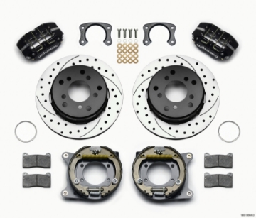 Picture of Wilwood Dynapro Lug Mount P-S Park Brake Kit Drilled Big Ford New 2-38in Off Bronco 5 x 5-50