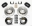 Picture of Wilwood Forged Dynalite P-S Park Brake Kit New Big Ford 2-50in Offset Front Caliper Mount