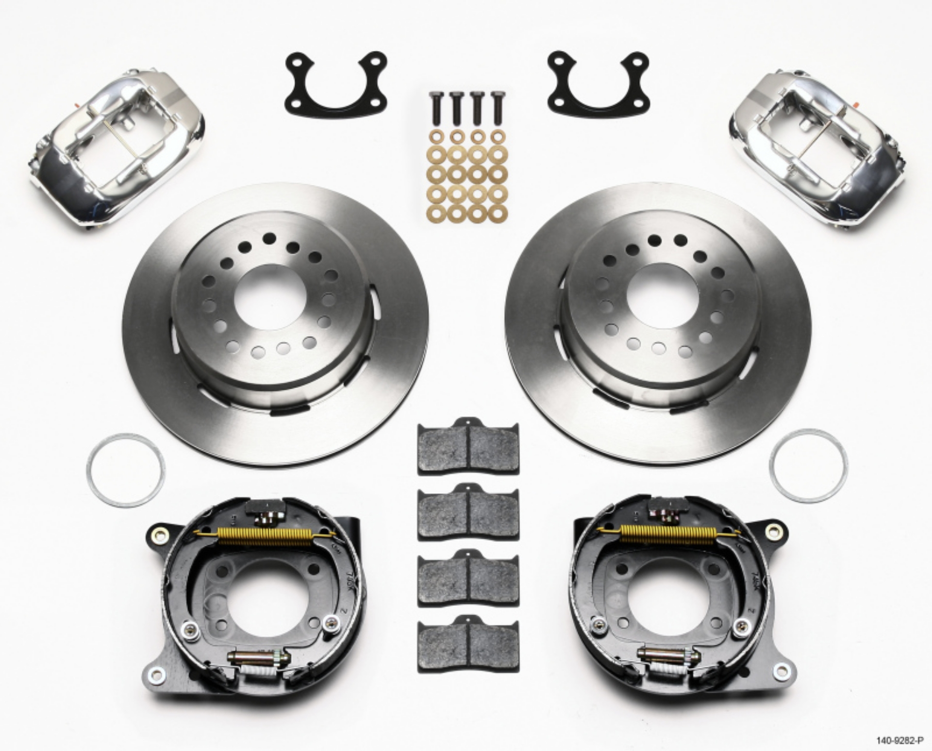 Picture of Wilwood Forged Dynalite P-S Park Brake Kit Polish Small Ford 2-50in Offset