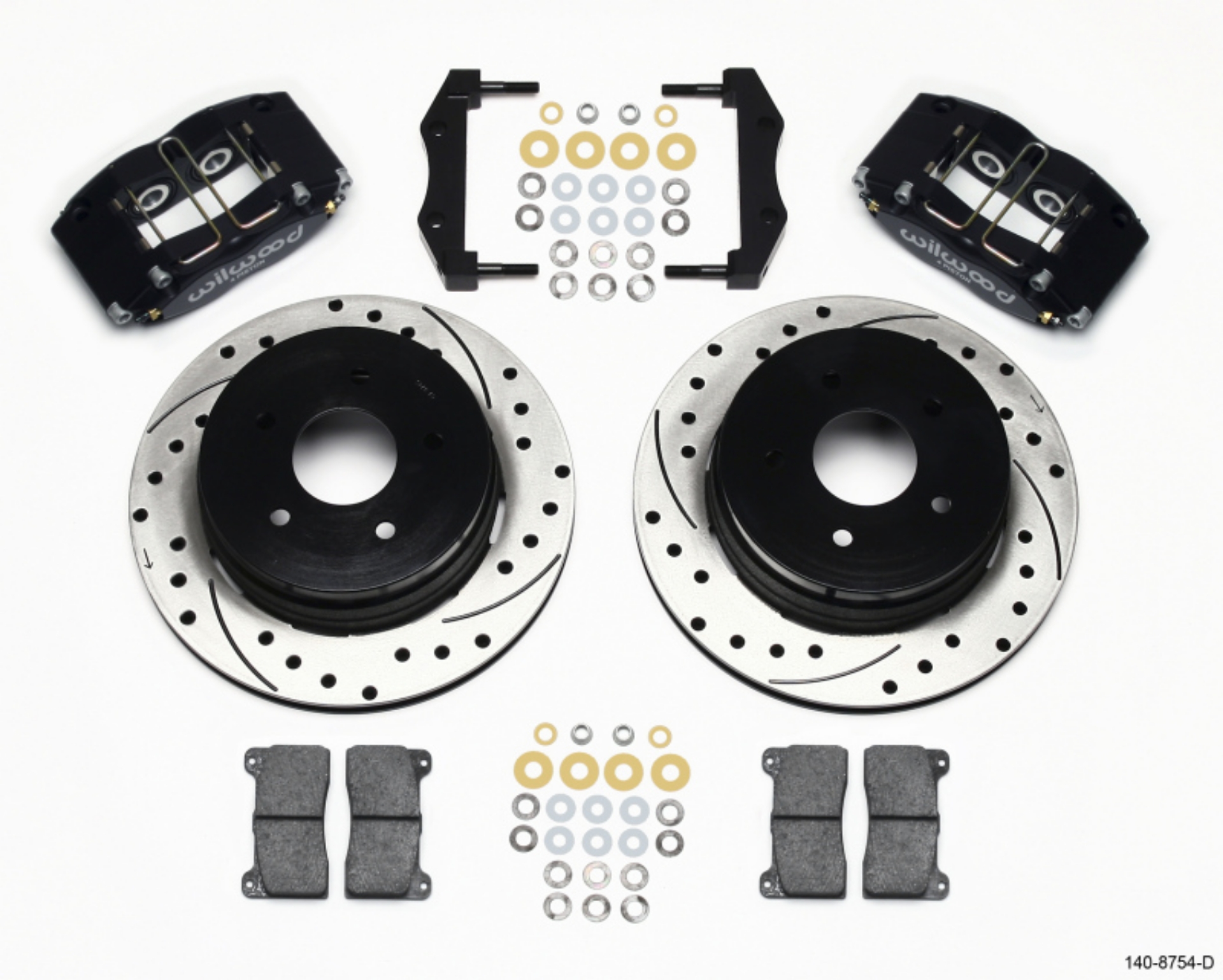 Picture of Wilwood Dynapro Radial Rear Kit 12-19in Drilled 2004-2006 Pontiac GTO
